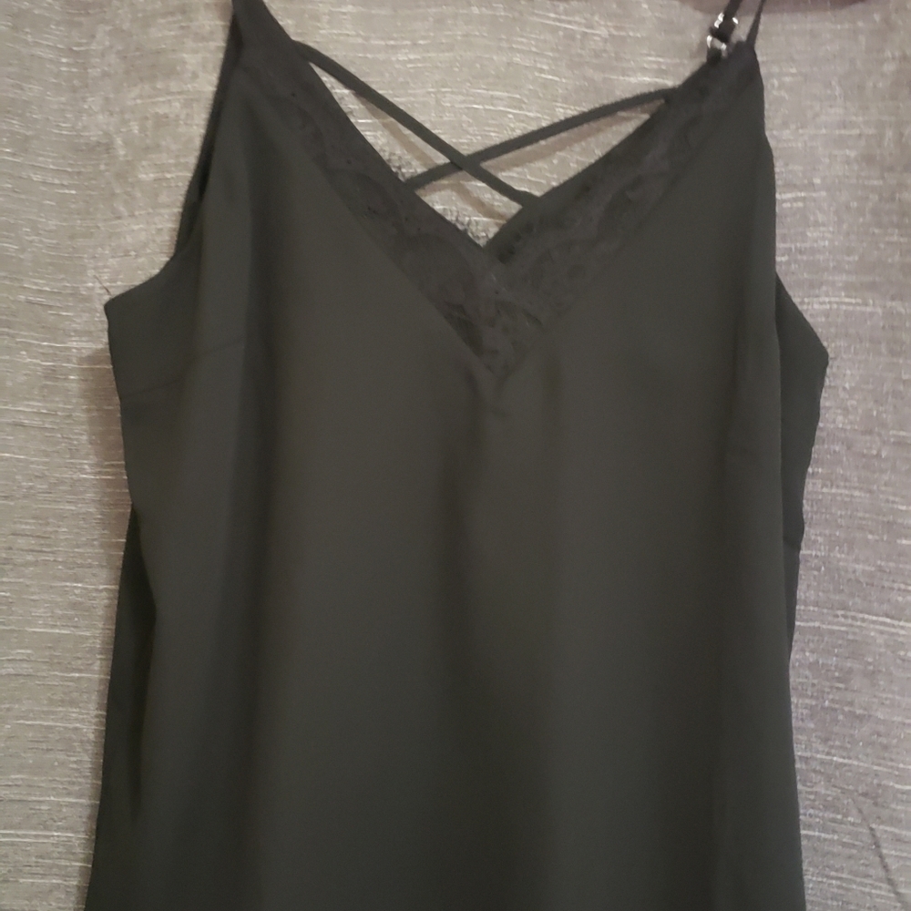 Black tank top